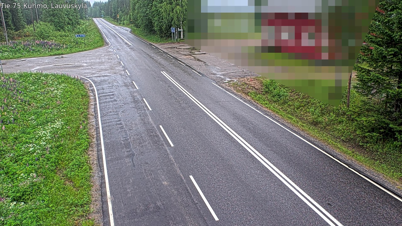 Kelikamerat Kuva Tie 75 Kuhmo, Lauvuskylä, Kuhmo, Kainuu