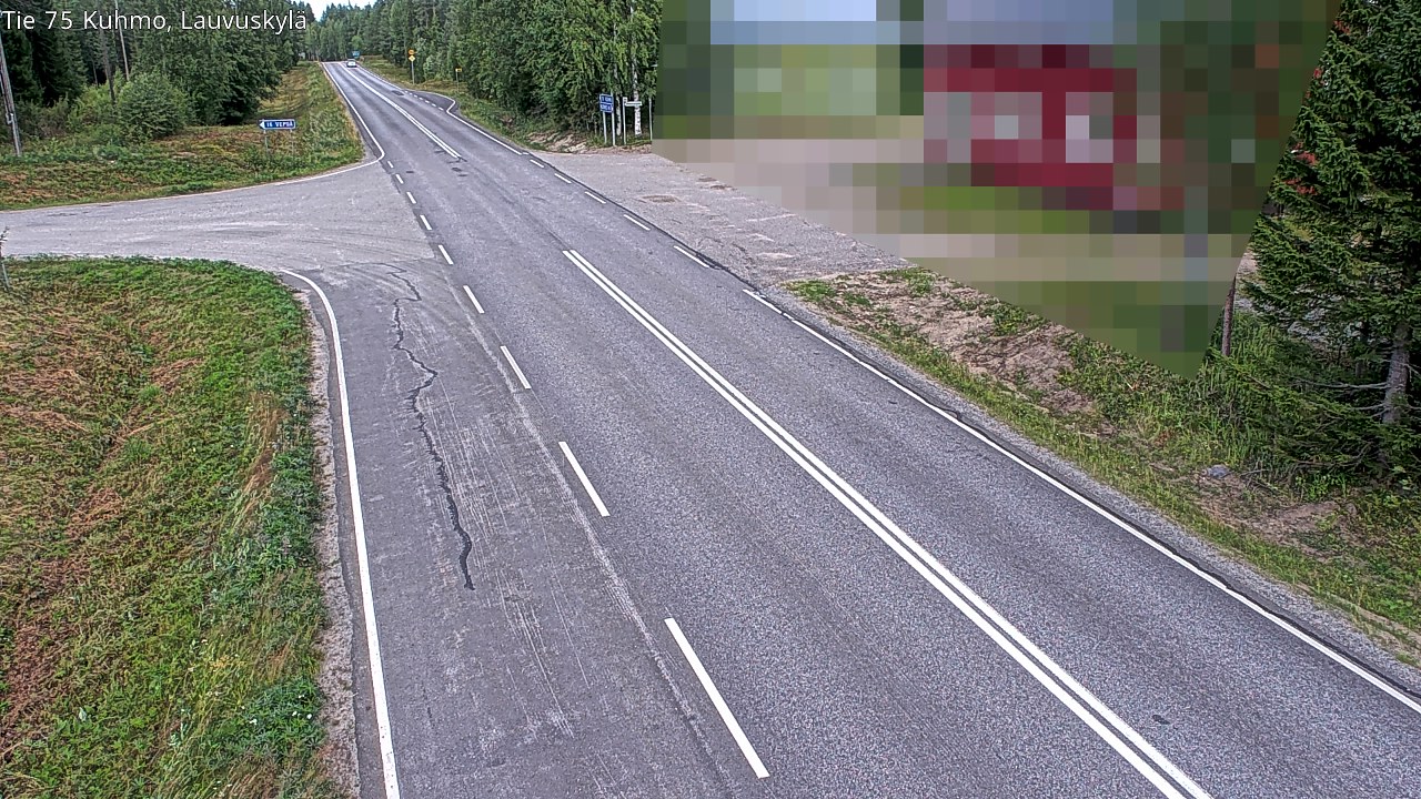 Kelikamerat Kuva Tie 75 Kuhmo, Lauvuskylä, Kuhmo, Kainuu