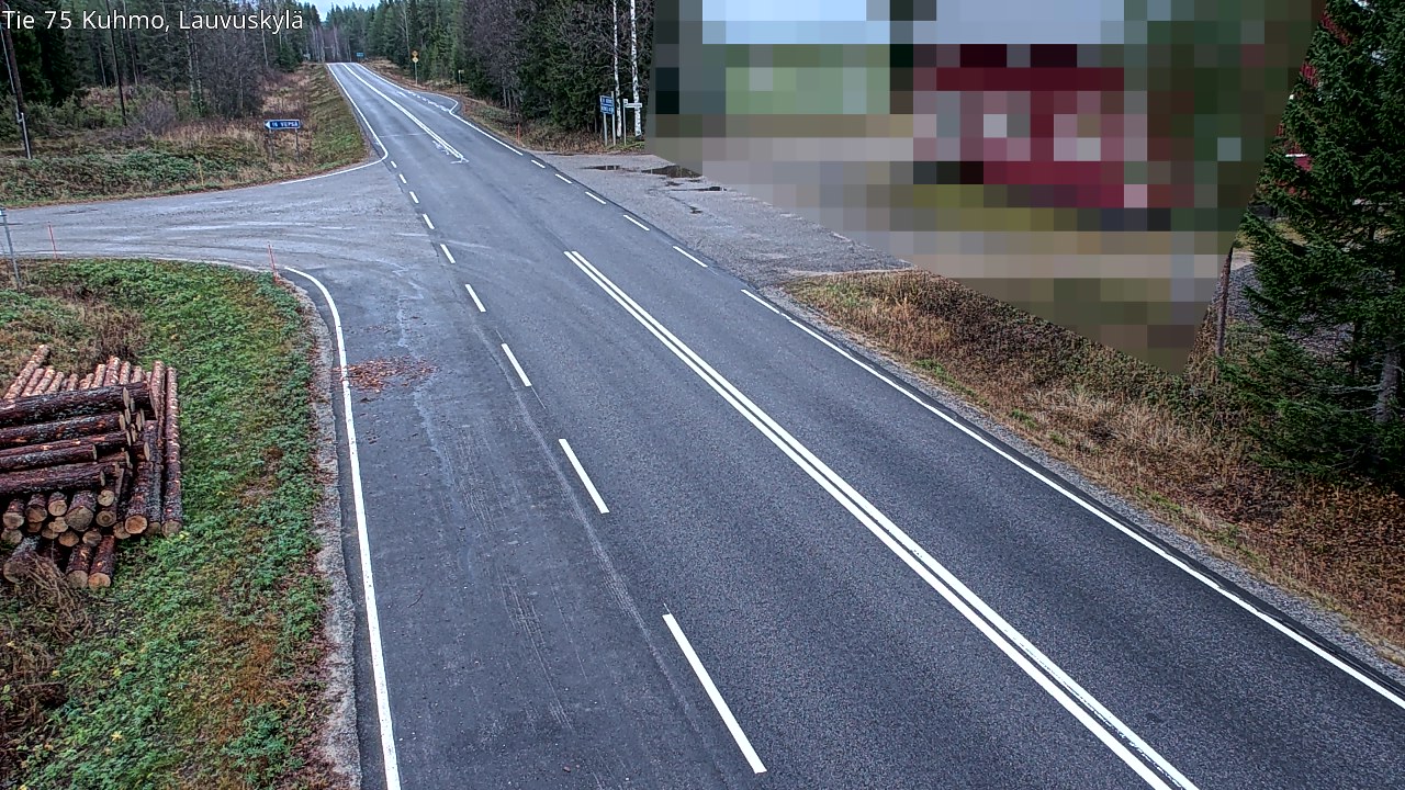 Kelikamerat Kuva Tie 75 Kuhmo, Lauvuskylä, Kuhmo, Kainuu