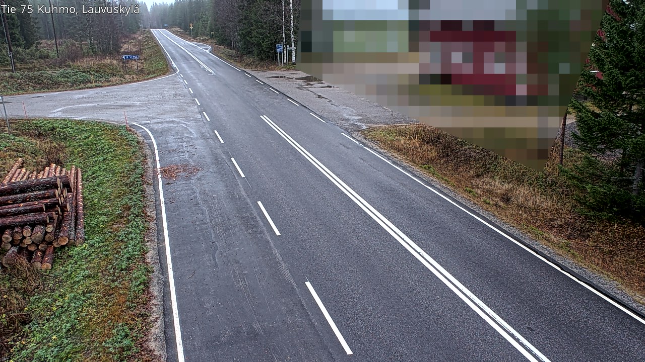 Kelikamerat Kuva Tie 75 Kuhmo, Lauvuskylä, Kuhmo, Kainuu