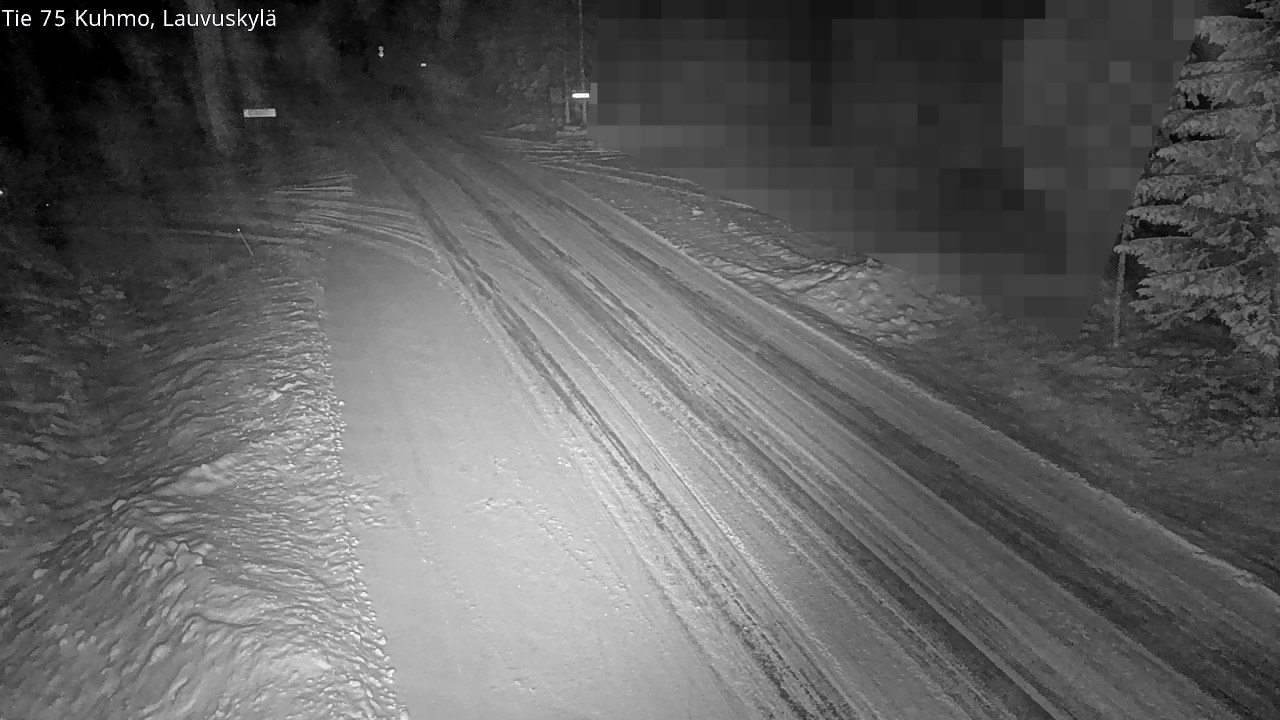 Weather Camera Image Road 75 Kuhmo, Lauvuskylä, Kuhmo, Kainuu
