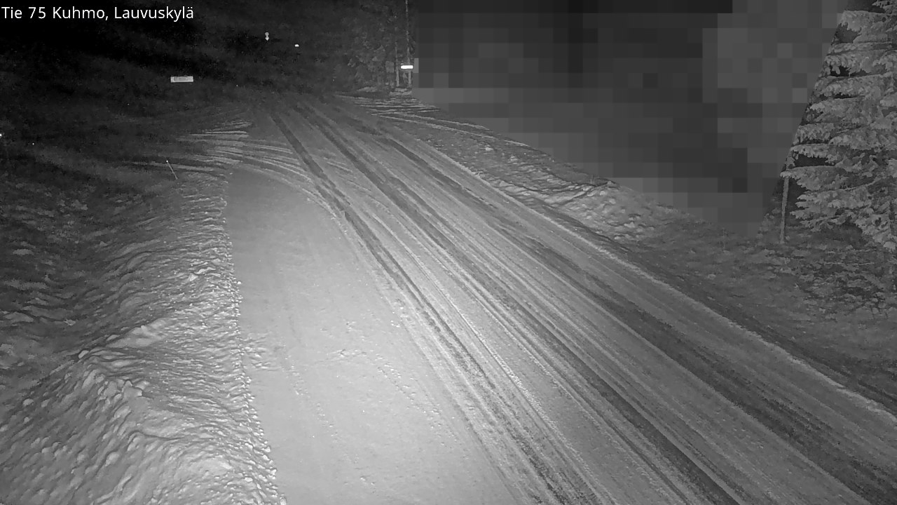 Weather Camera Image Road 75 Kuhmo, Lauvuskylä, Kuhmo, Kainuu