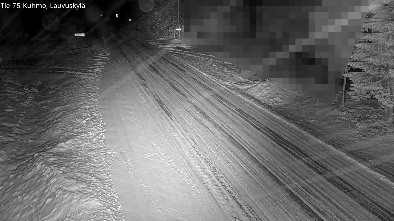Weather Camera Image Road 75 Kuhmo, Lauvuskylä, Kuhmo, Kainuu
