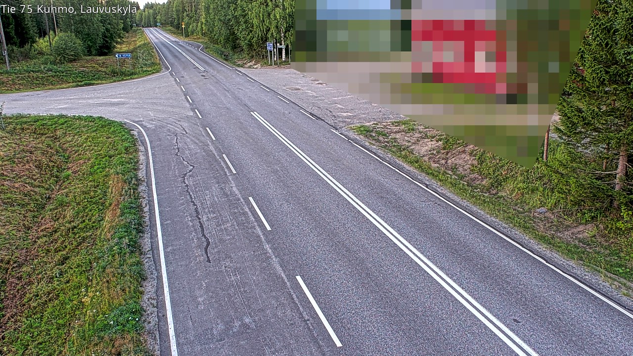 Kelikamerat Kuva Tie 75 Kuhmo, Lauvuskylä, Kuhmo, Kainuu