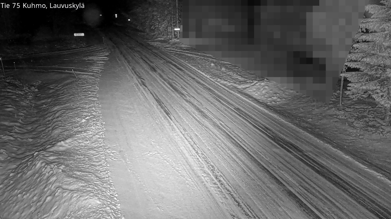 Weather Camera Image Road 75 Kuhmo, Lauvuskylä, Kuhmo, Kainuu