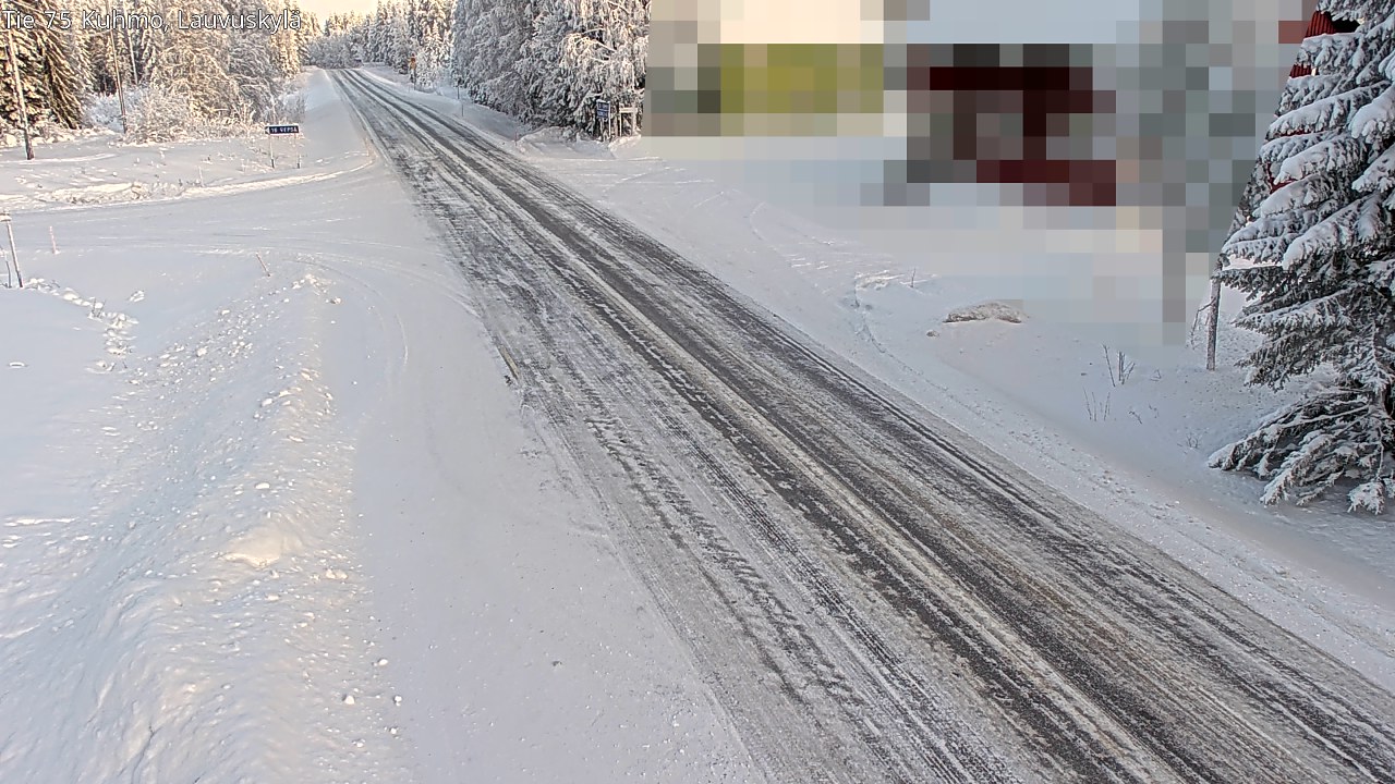 Kelikamerat Kuva Tie 75 Kuhmo, Lauvuskylä, Kuhmo, Kainuu