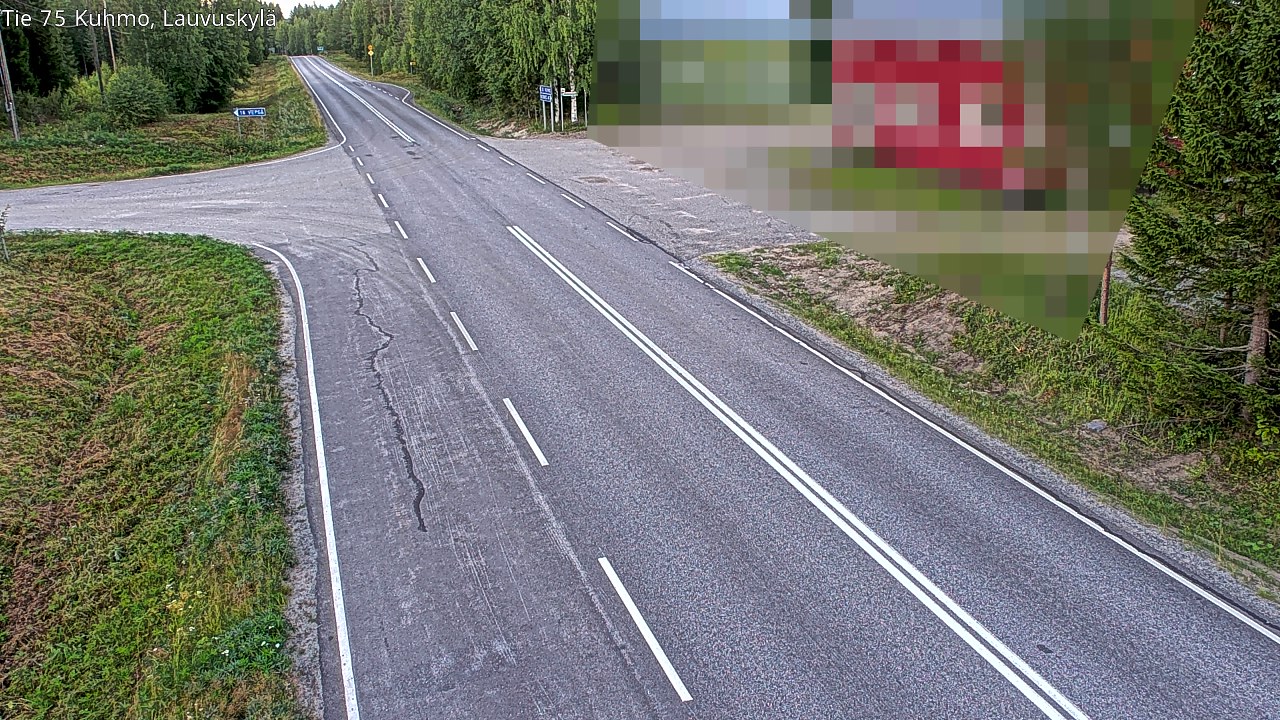 Kelikamerat Kuva Tie 75 Kuhmo, Lauvuskylä, Kuhmo, Kainuu
