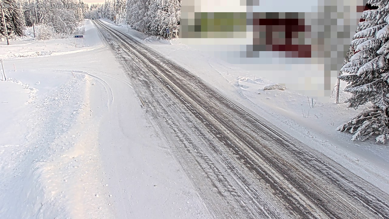 Kelikamerat Kuva Tie 75 Kuhmo, Lauvuskylä, Kuhmo, Kainuu