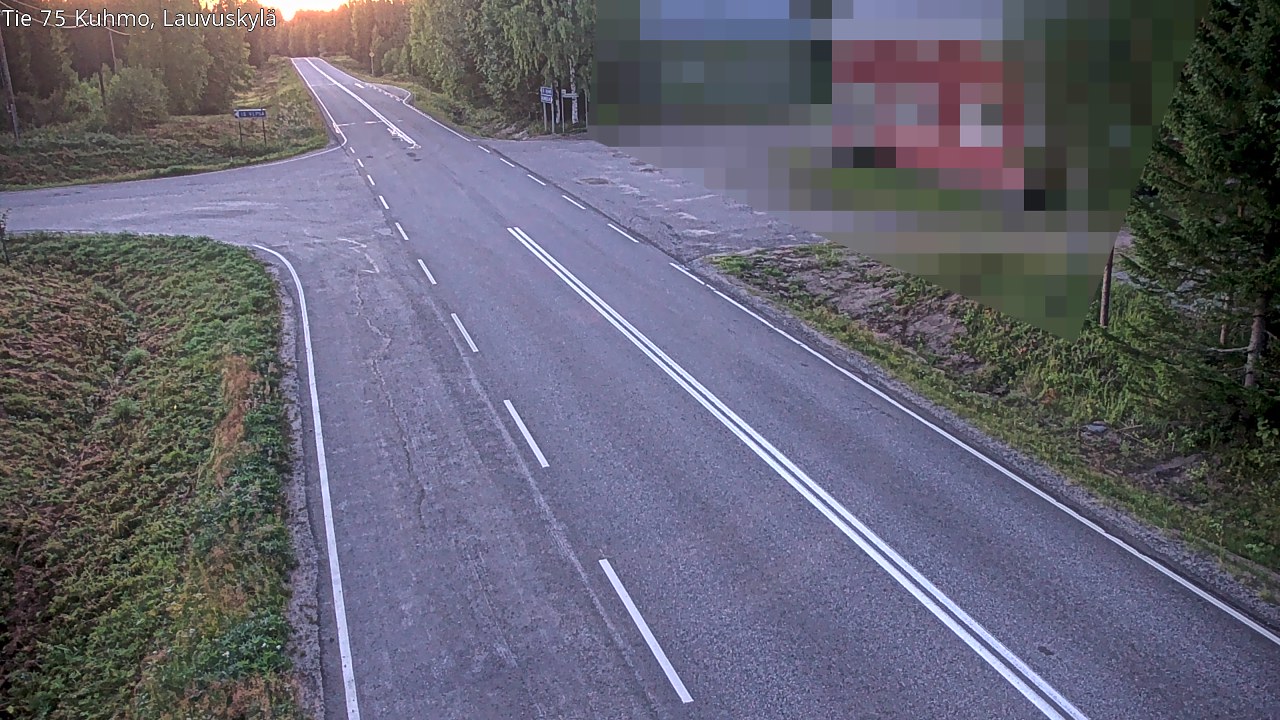 Kelikamerat Kuva Tie 75 Kuhmo, Lauvuskylä, Kuhmo, Kainuu