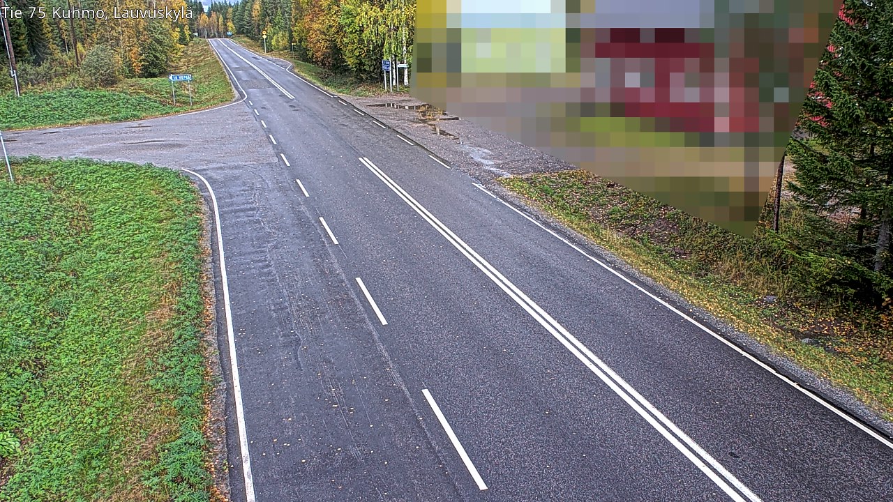 Kelikamerat Kuva Tie 75 Kuhmo, Lauvuskylä, Kuhmo, Kainuu
