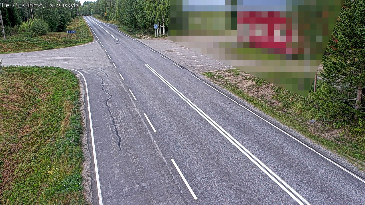 Kelikamerat Kuva Tie 75 Kuhmo, Lauvuskylä, Kuhmo, Kainuu