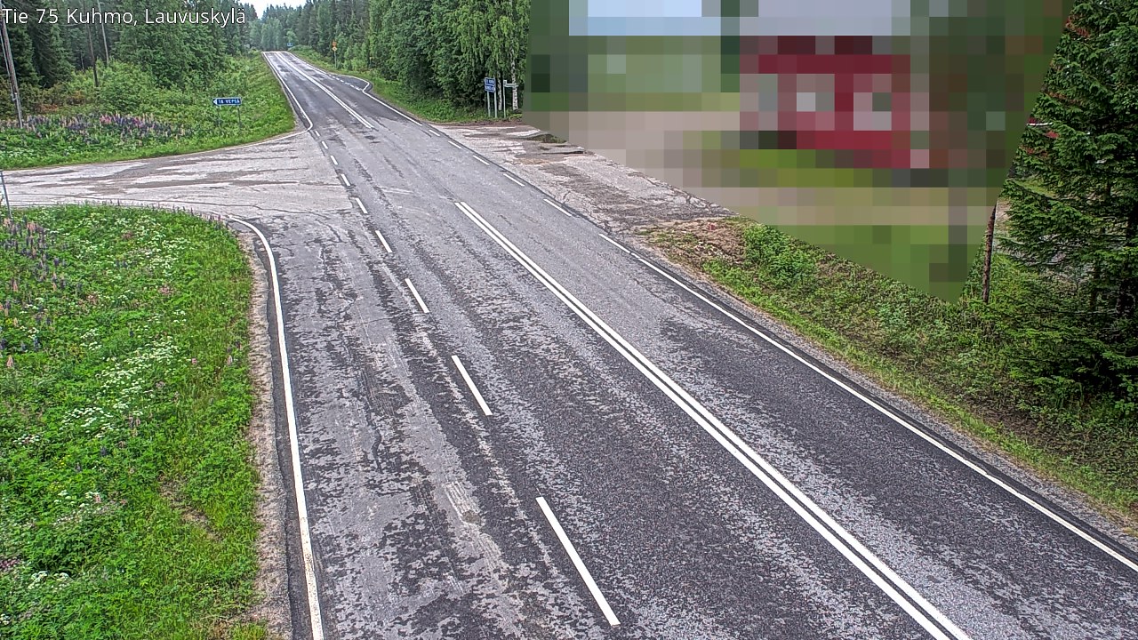 Kelikamerat Kuva Tie 75 Kuhmo, Lauvuskylä, Kuhmo, Kainuu