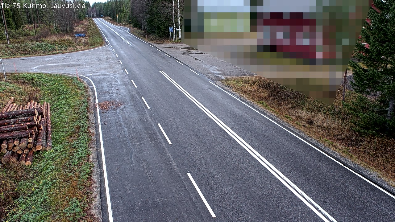 Kelikamerat Kuva Tie 75 Kuhmo, Lauvuskylä, Kuhmo, Kainuu