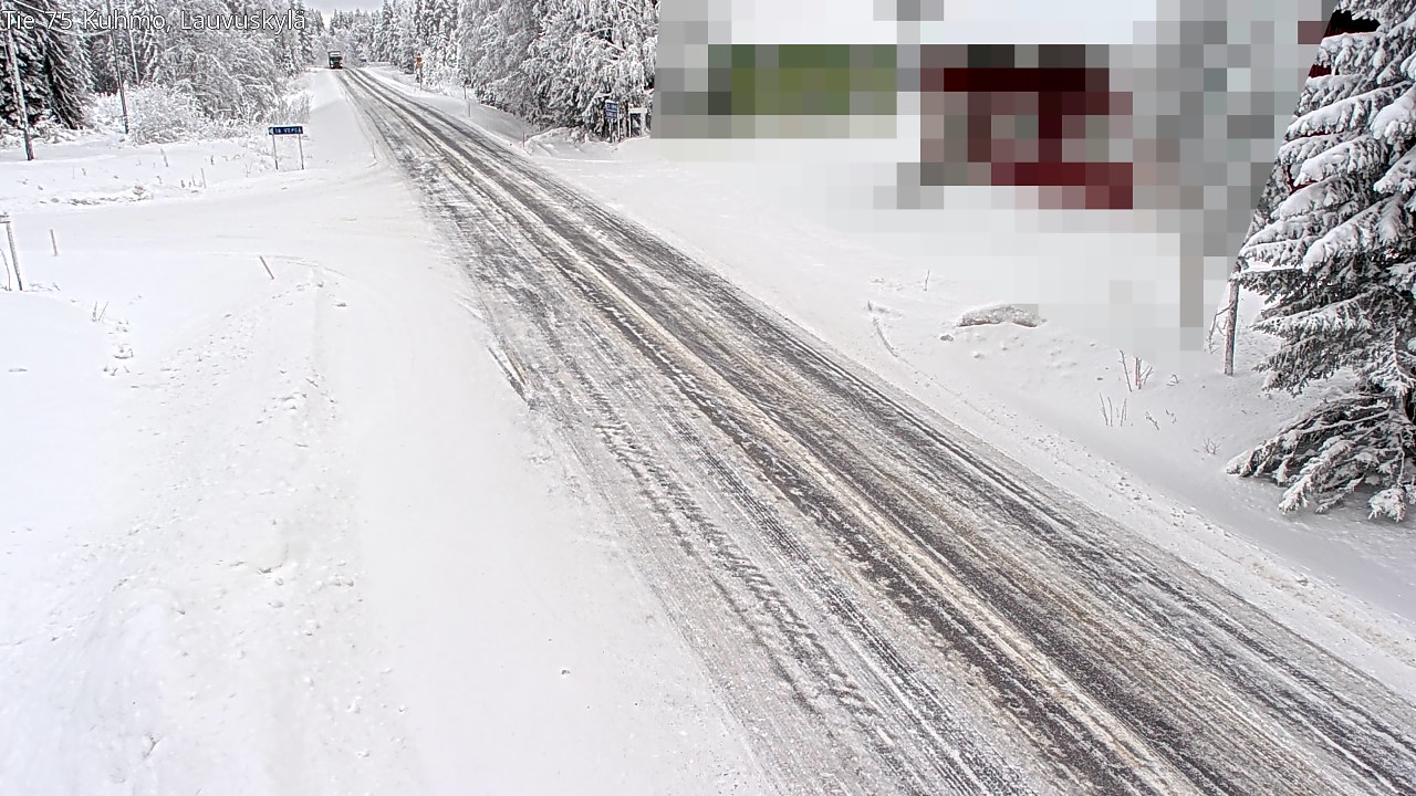 Weather Camera Image Road 75 Kuhmo, Lauvuskylä, Kuhmo, Kainuu