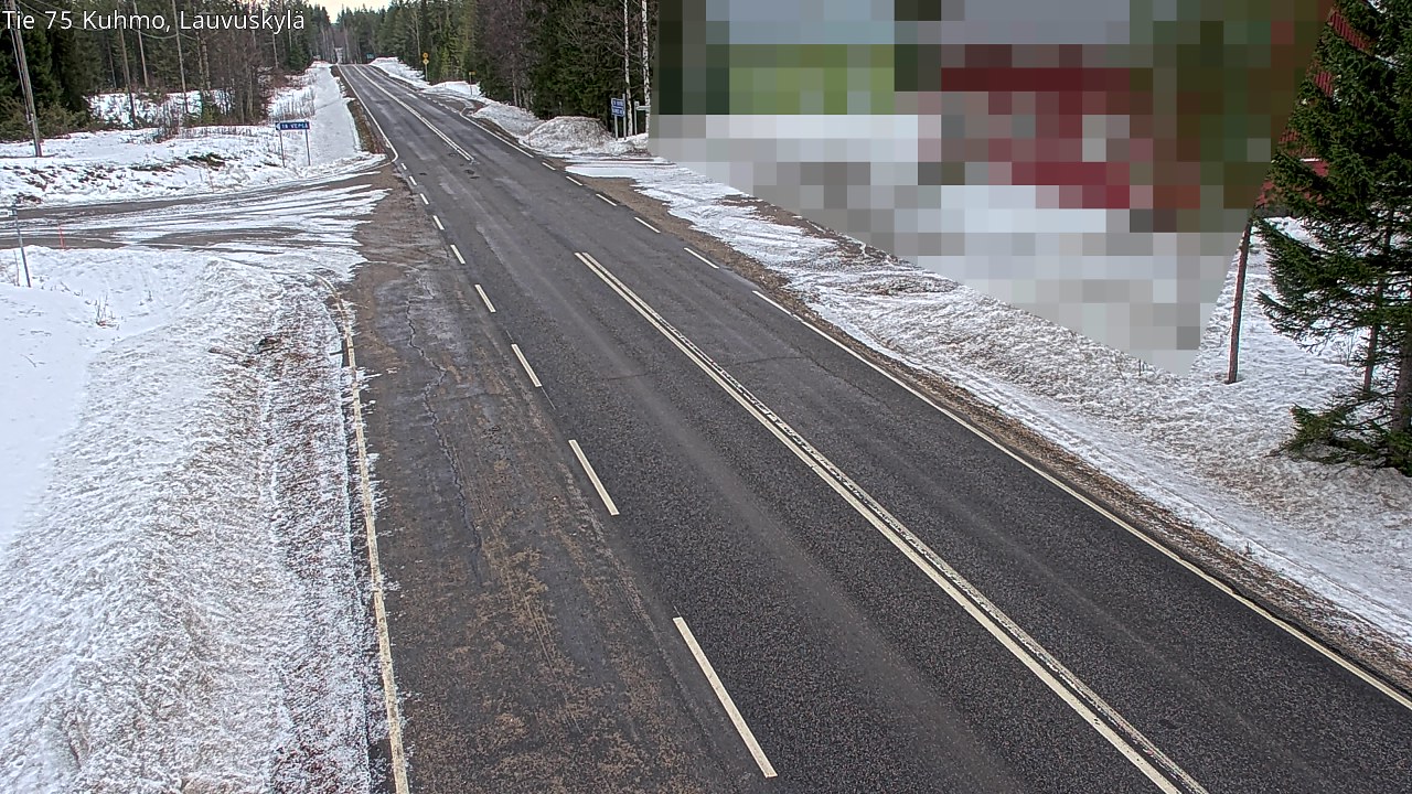 Kelikamerat Kuva Tie 75 Kuhmo, Lauvuskylä, Kuhmo, Kainuu