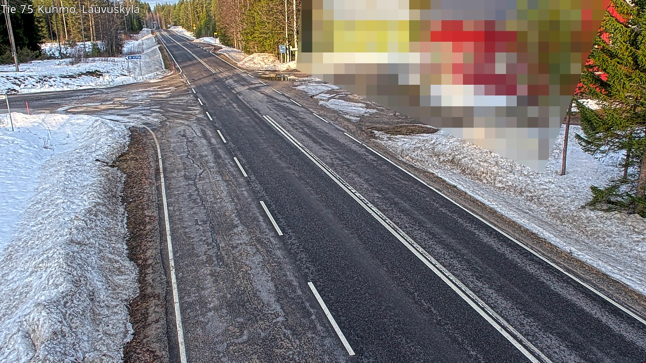 Kelikamerat Kuva Tie 75 Kuhmo, Lauvuskylä, Kuhmo, Kainuu