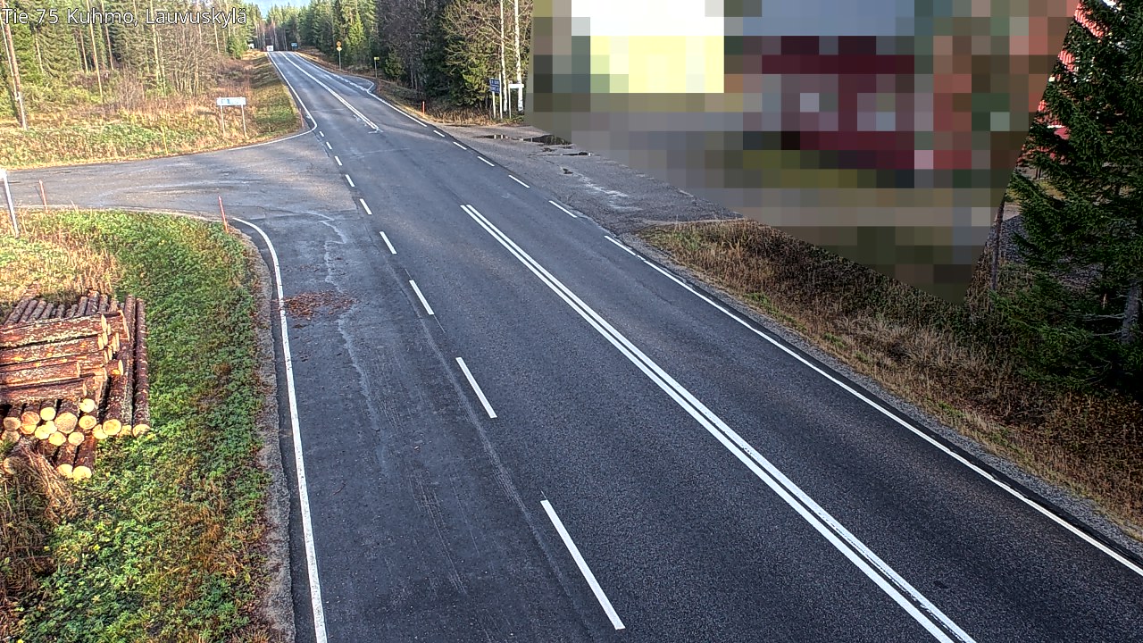 Kelikamerat Kuva Tie 75 Kuhmo, Lauvuskylä, Kuhmo, Kainuu