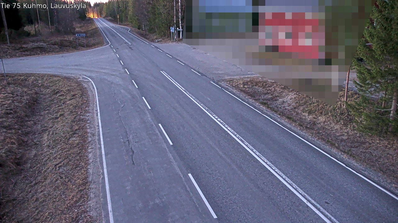 Kelikamerat Kuva Tie 75 Kuhmo, Lauvuskylä, Kuhmo, Kainuu