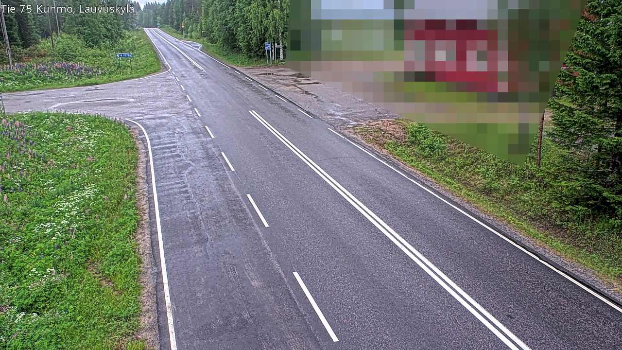 Kelikamerat Kuva Tie 75 Kuhmo, Lauvuskylä, Kuhmo, Kainuu