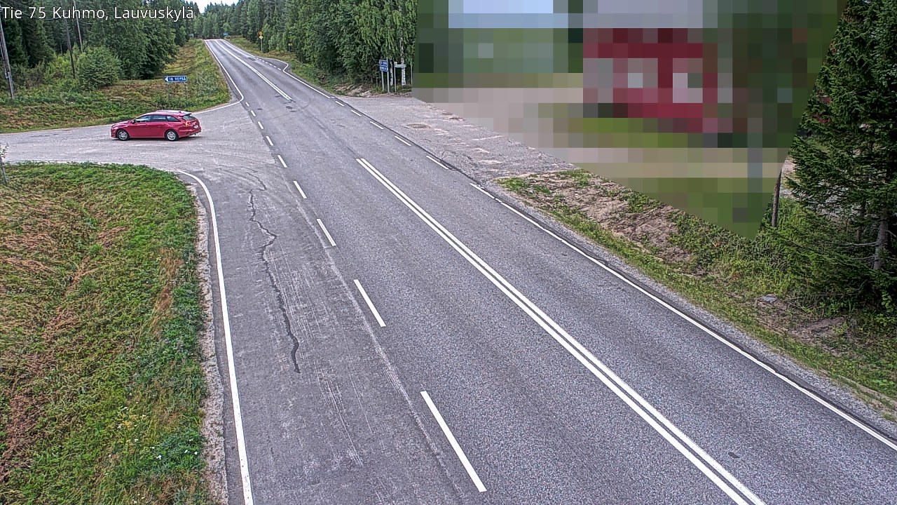 Kelikamerat Kuva Tie 75 Kuhmo, Lauvuskylä, Kuhmo, Kainuu