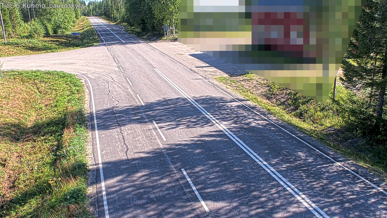 Kelikamerat Kuva Tie 75 Kuhmo, Lauvuskylä, Kuhmo, Kainuu