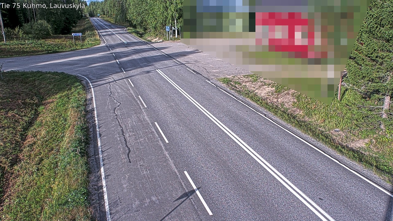 Kelikamerat Kuva Tie 75 Kuhmo, Lauvuskylä, Kuhmo, Kainuu