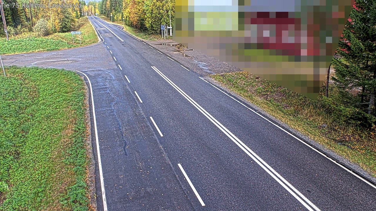 Kelikamerat Kuva Tie 75 Kuhmo, Lauvuskylä, Kuhmo, Kainuu