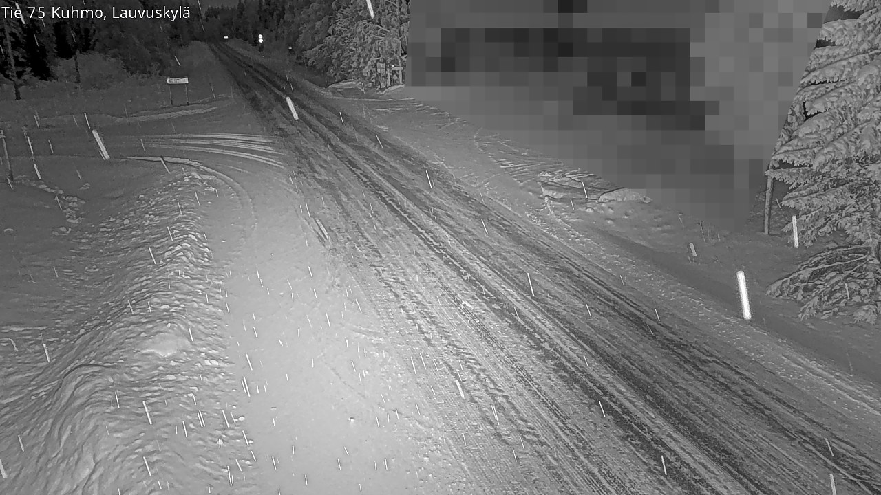 Kelikamerat Kuva Tie 75 Kuhmo, Lauvuskylä, Kuhmo, Kainuu