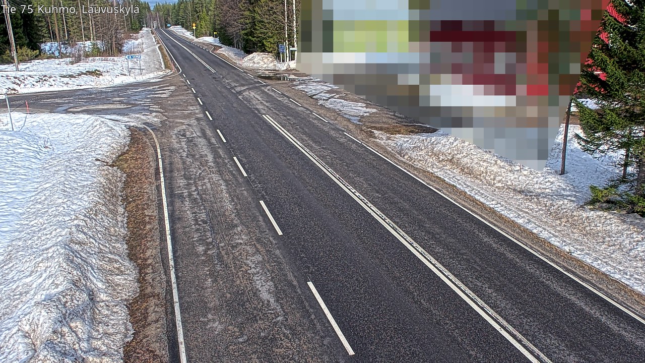 Kelikamerat Kuva Tie 75 Kuhmo, Lauvuskylä, Kuhmo, Kainuu