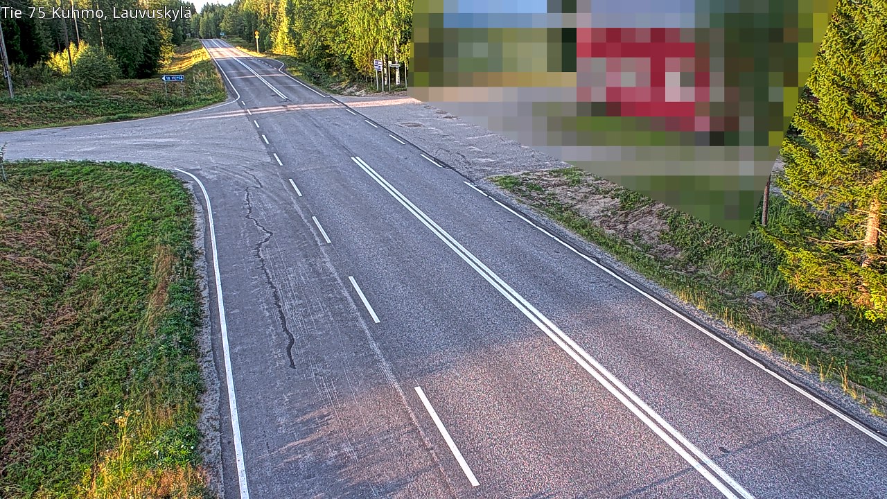 Kelikamerat Kuva Tie 75 Kuhmo, Lauvuskylä, Kuhmo, Kainuu
