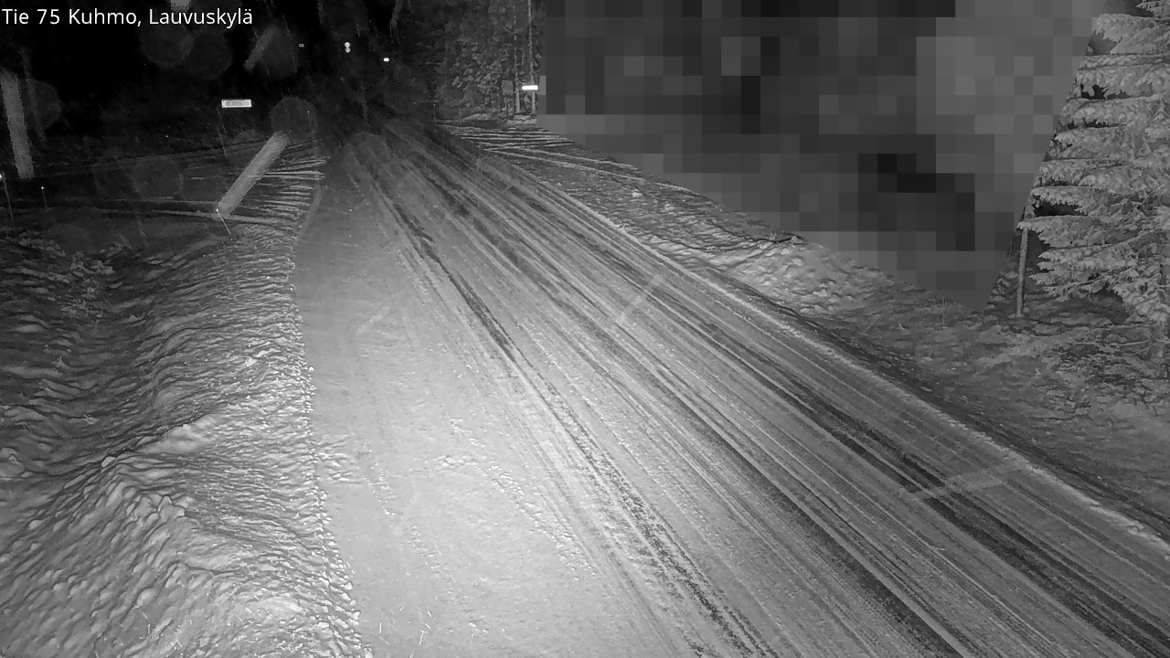 Weather Camera Image Road 75 Kuhmo, Lauvuskylä, Kuhmo, Kainuu