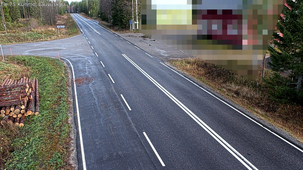 Kelikamerat Kuva Tie 75 Kuhmo, Lauvuskylä, Kuhmo, Kainuu