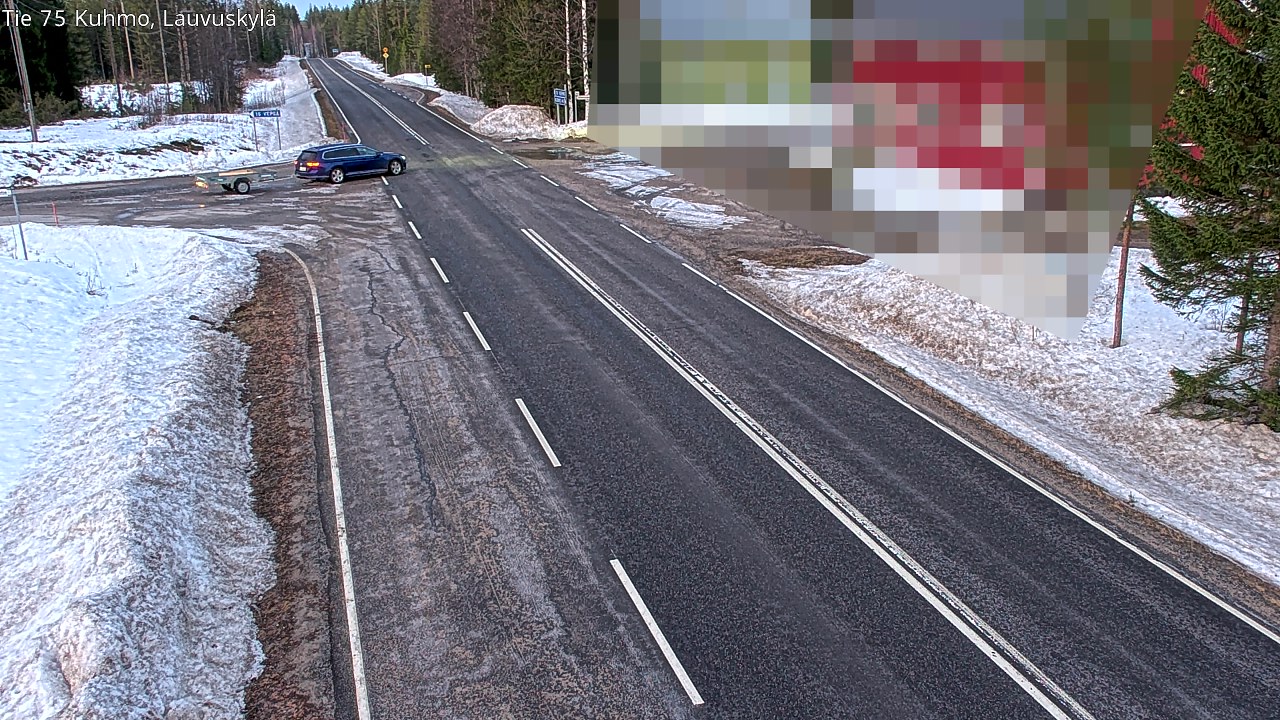 Kelikamerat Kuva Tie 75 Kuhmo, Lauvuskylä, Kuhmo, Kainuu