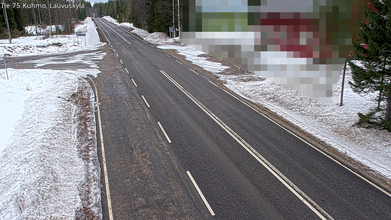 Kelikamerat Kuva Tie 75 Kuhmo, Lauvuskylä, Kuhmo, Kainuu