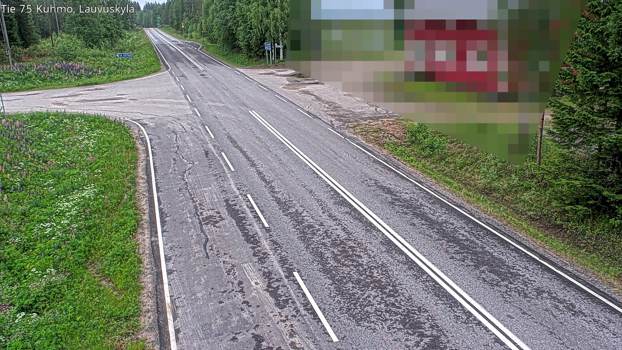 Kelikamerat Kuva Tie 75 Kuhmo, Lauvuskylä, Kuhmo, Kainuu