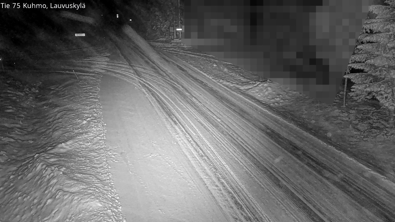 Weather Camera Image Road 75 Kuhmo, Lauvuskylä, Kuhmo, Kainuu