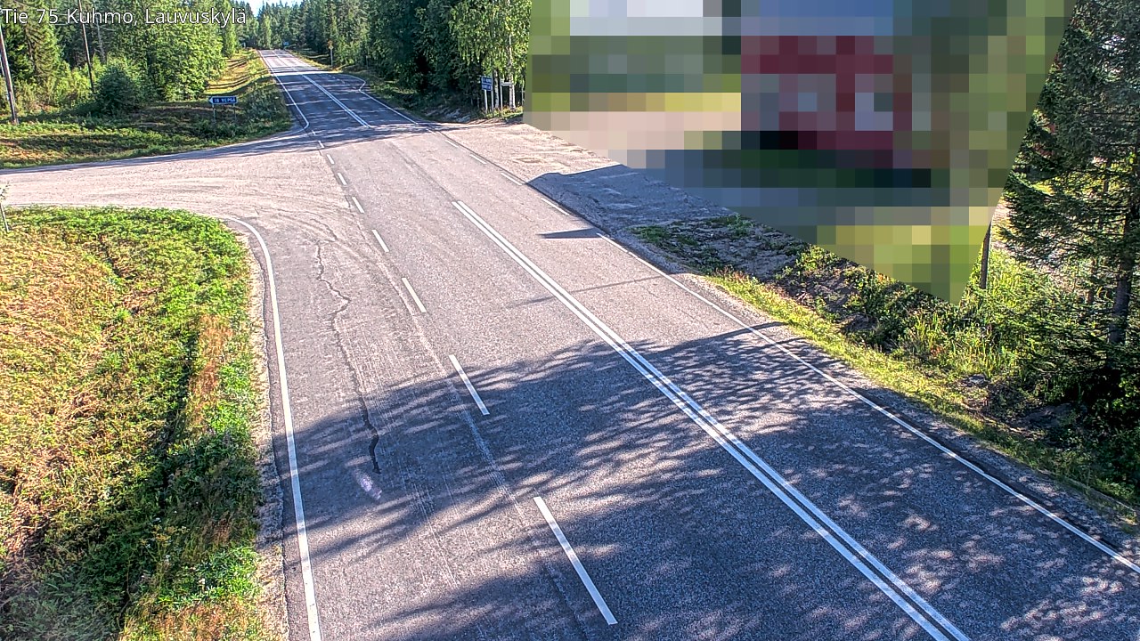 Kelikamerat Kuva Tie 75 Kuhmo, Lauvuskylä, Kuhmo, Kainuu