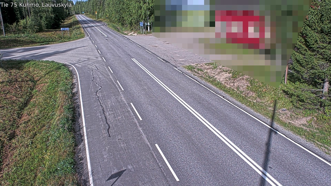 Kelikamerat Kuva Tie 75 Kuhmo, Lauvuskylä, Kuhmo, Kainuu