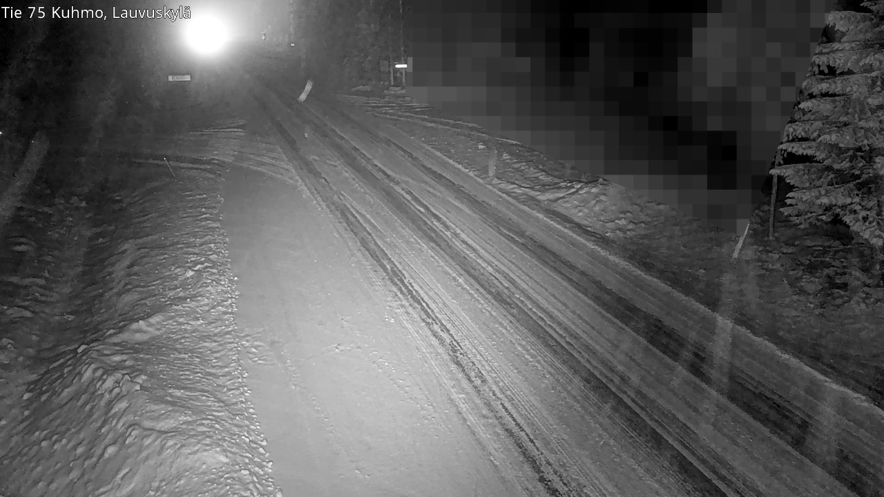 Weather Camera Image Road 75 Kuhmo, Lauvuskylä, Kuhmo, Kainuu