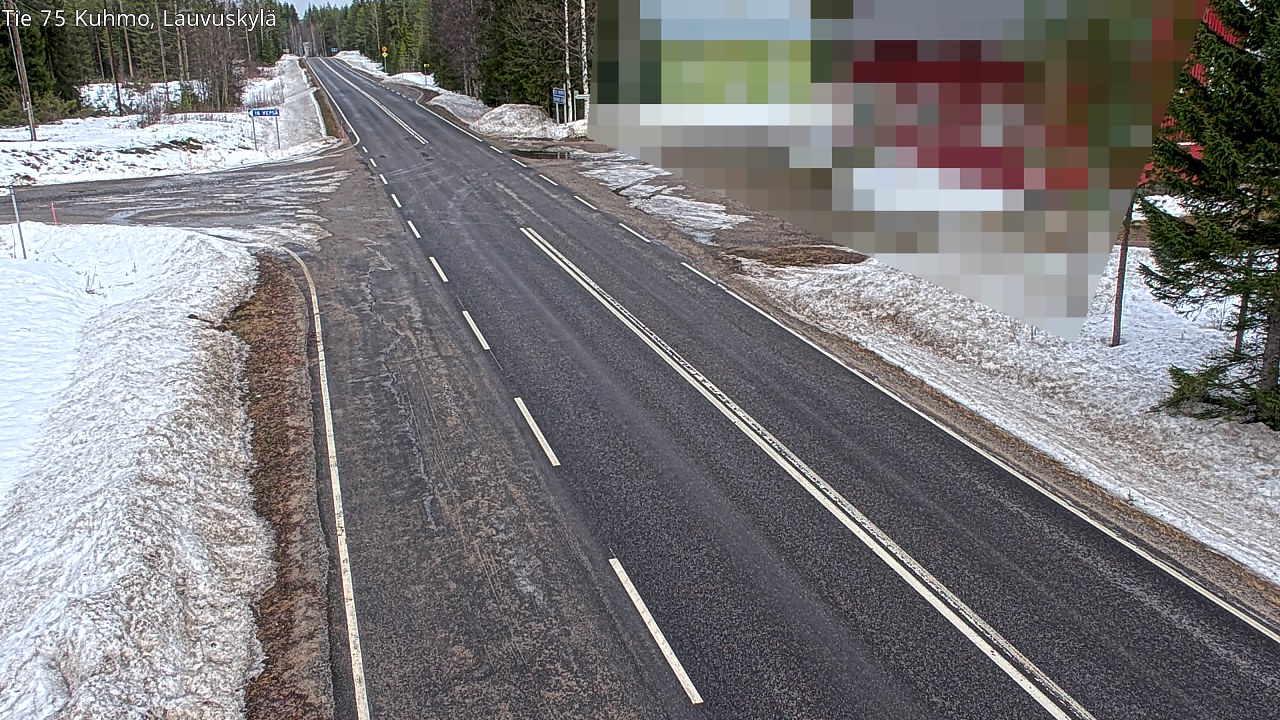 Kelikamerat Kuva Tie 75 Kuhmo, Lauvuskylä, Kuhmo, Kainuu