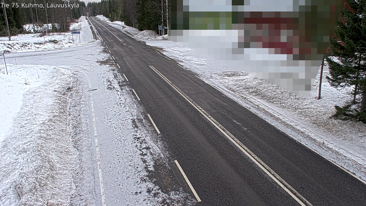 Kelikamerat Kuva Tie 75 Kuhmo, Lauvuskylä, Kuhmo, Kainuu