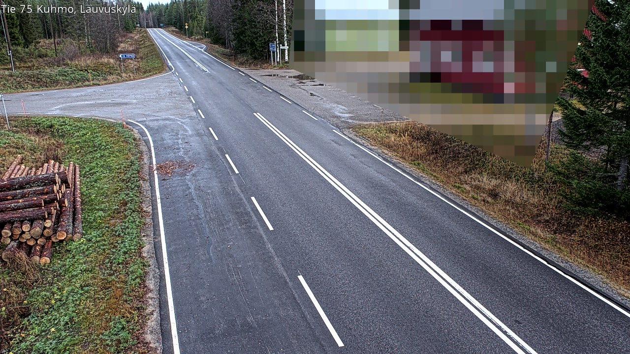 Kelikamerat Kuva Tie 75 Kuhmo, Lauvuskylä, Kuhmo, Kainuu