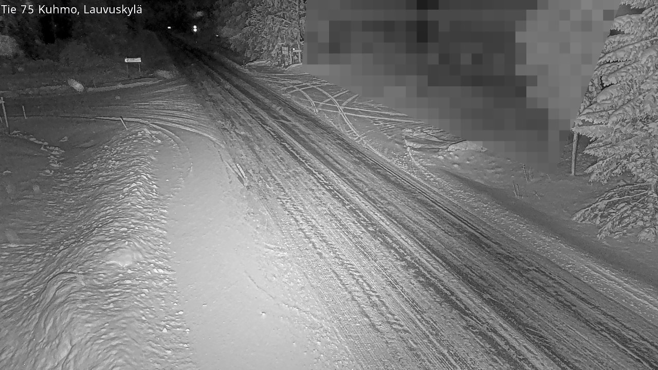 Weather Camera Image Road 75 Kuhmo, Lauvuskylä, Kuhmo, Kainuu