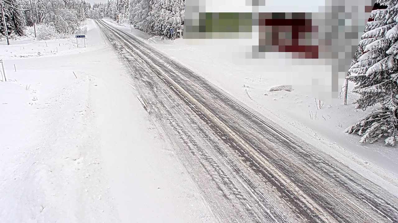 Weather Camera Image Road 75 Kuhmo, Lauvuskylä, Kuhmo, Kainuu