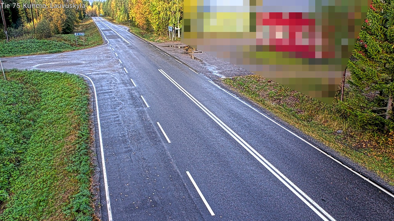 Kelikamerat Kuva Tie 75 Kuhmo, Lauvuskylä, Kuhmo, Kainuu