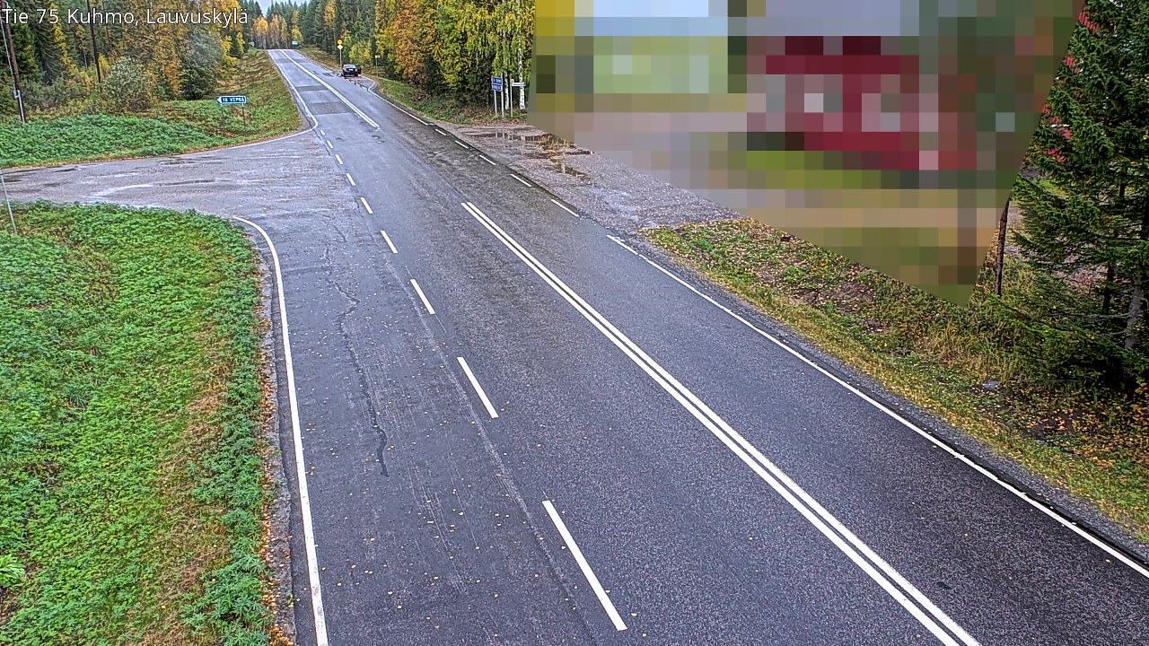 Kelikamerat Kuva Tie 75 Kuhmo, Lauvuskylä, Kuhmo, Kainuu