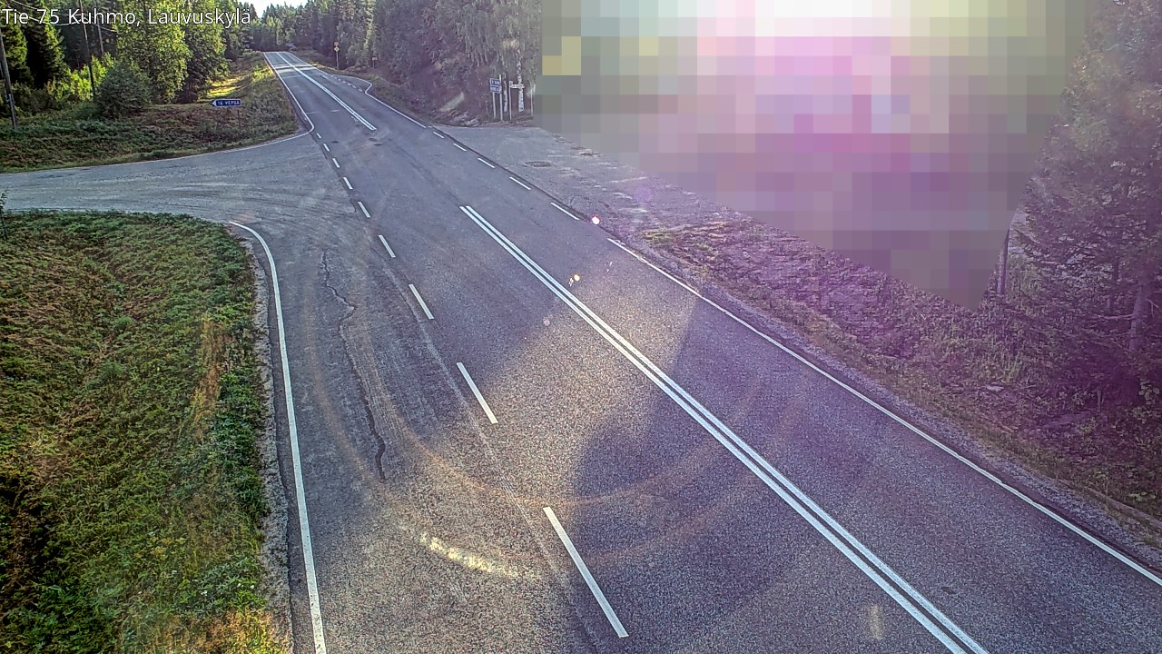 Weather Camera Image Road 75 Kuhmo, Lauvuskylä, Kuhmo, Kainuu