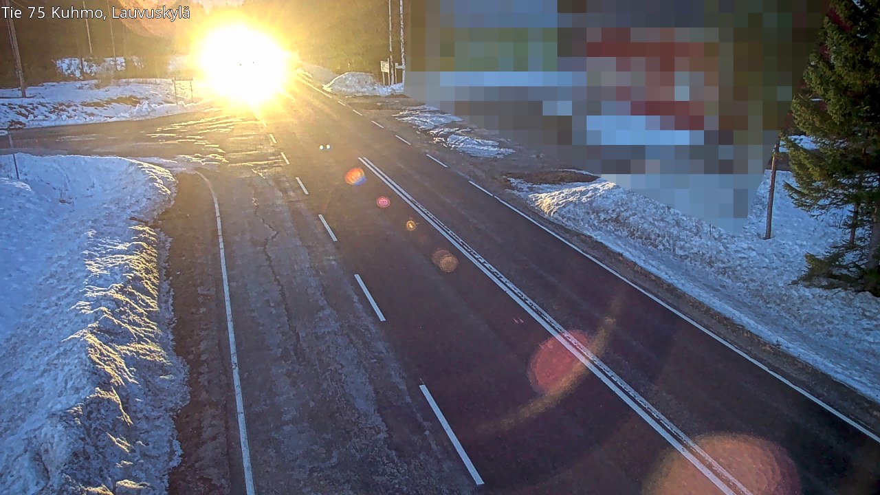 Kelikamerat Kuva Tie 75 Kuhmo, Lauvuskylä, Kuhmo, Kainuu