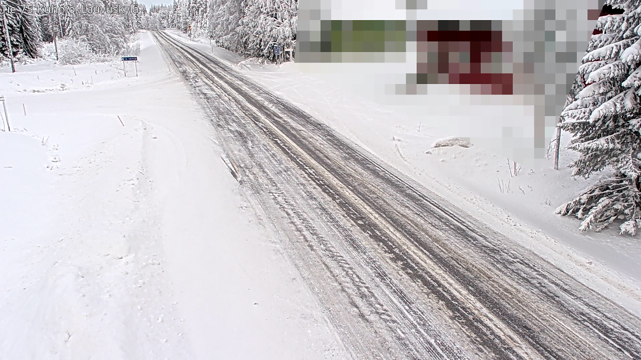 Weather Camera Image Road 75 Kuhmo, Lauvuskylä, Kuhmo, Kainuu