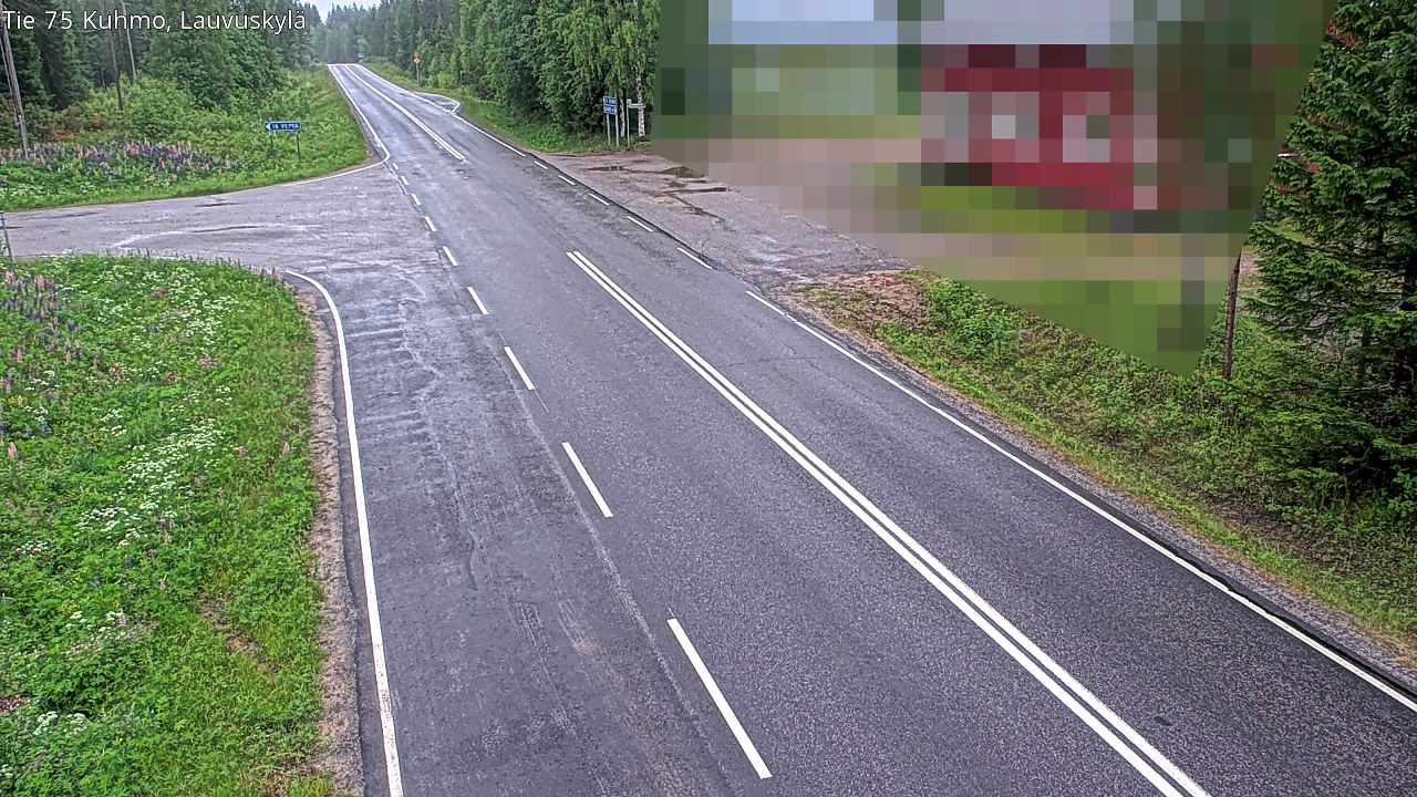 Kelikamerat Kuva Tie 75 Kuhmo, Lauvuskylä, Kuhmo, Kainuu